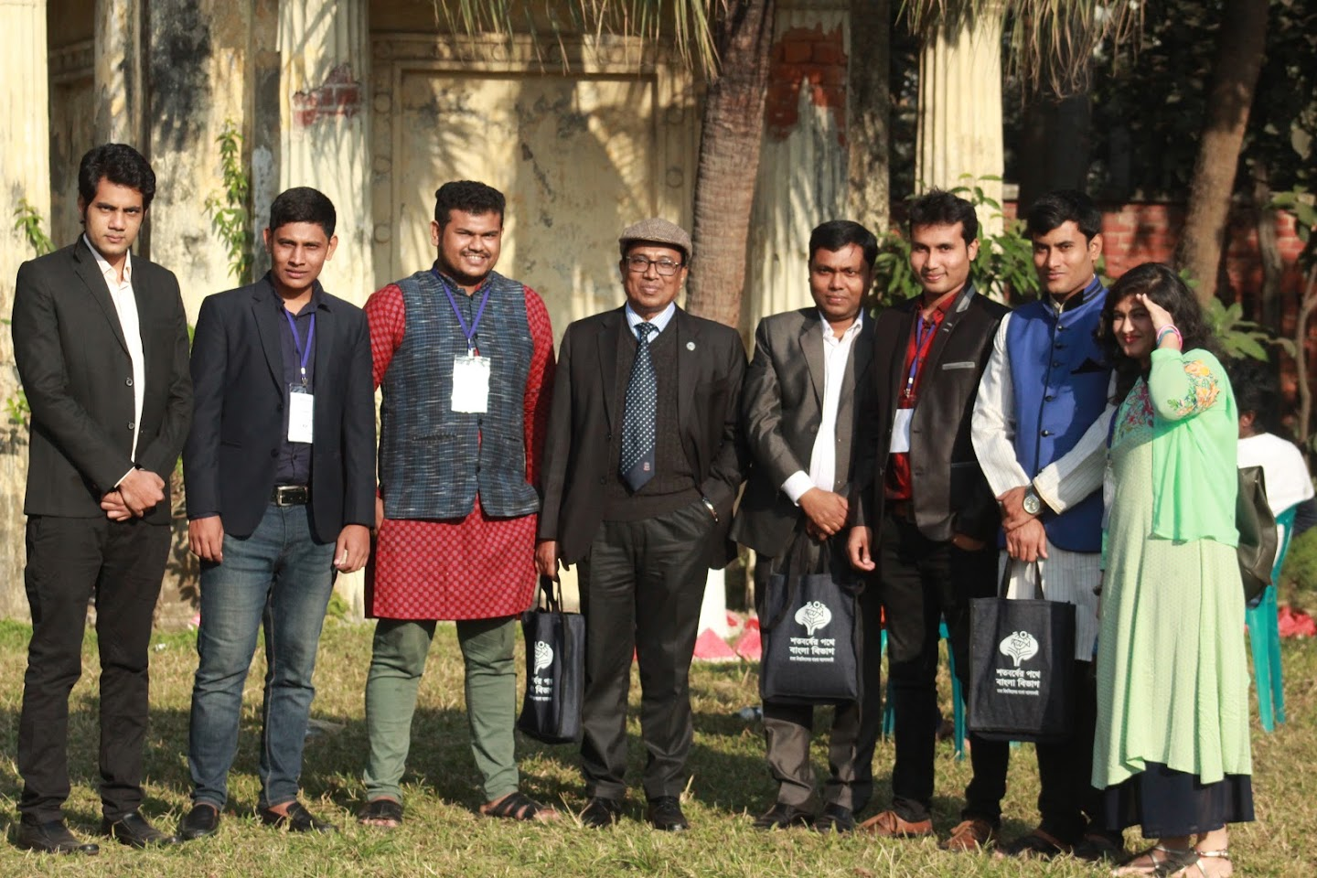 With Professor Gias Shamim at a Bangla Department alumni programme