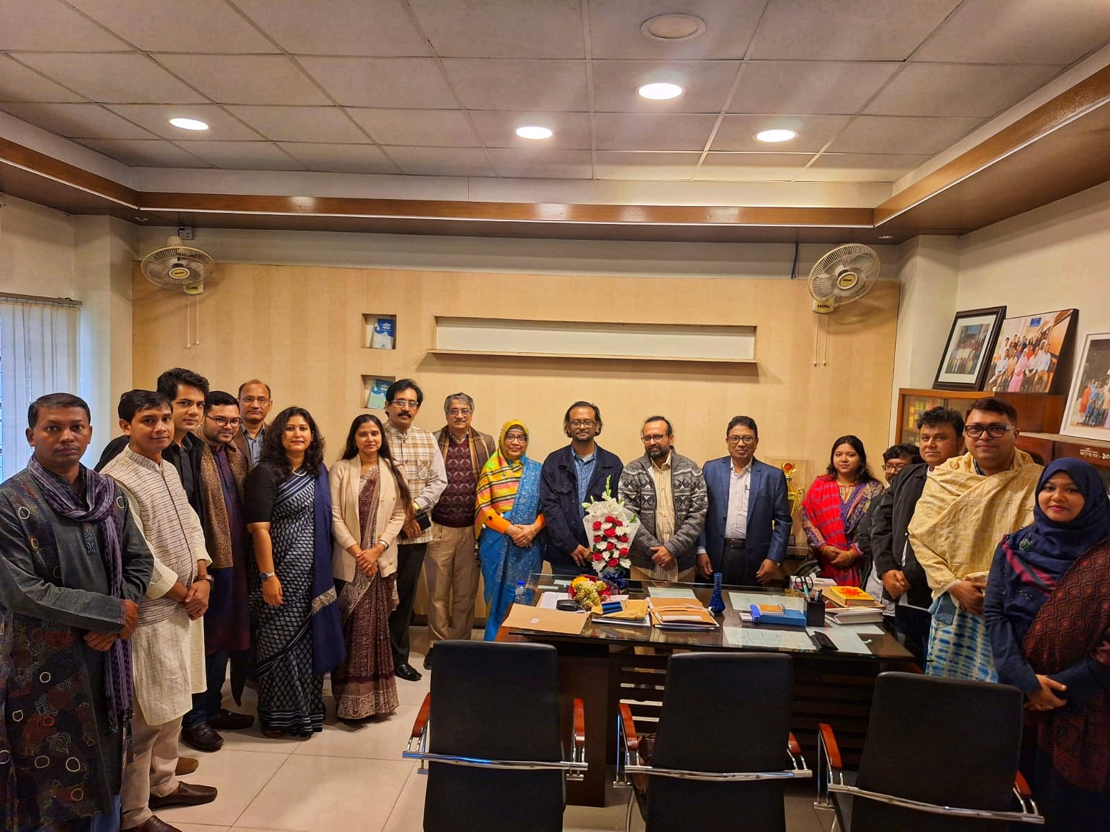 Faculty members of the Department of Bangla, University of Dhaka