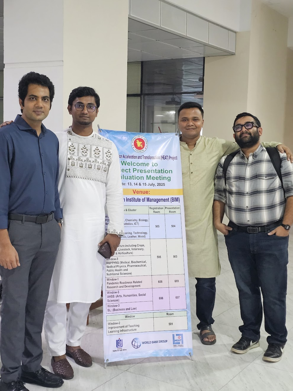 After the HEAT Project proposal presentation